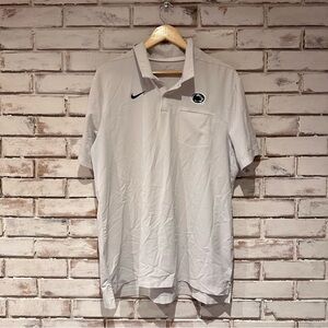 Nike Penn State Dri-fit On field Polo Gray